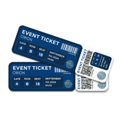 Orion Print Ticket Graphic