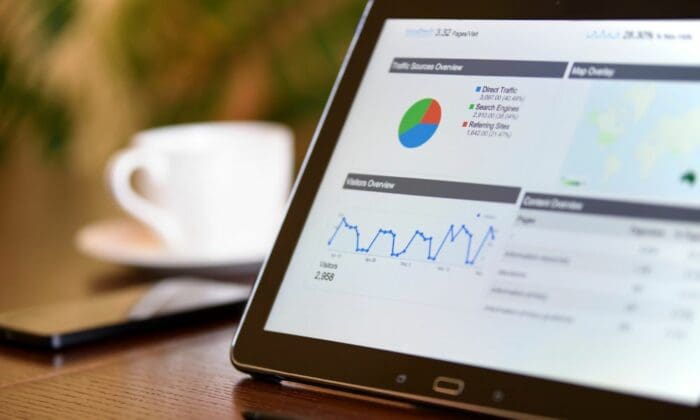 google analytics on laptop
