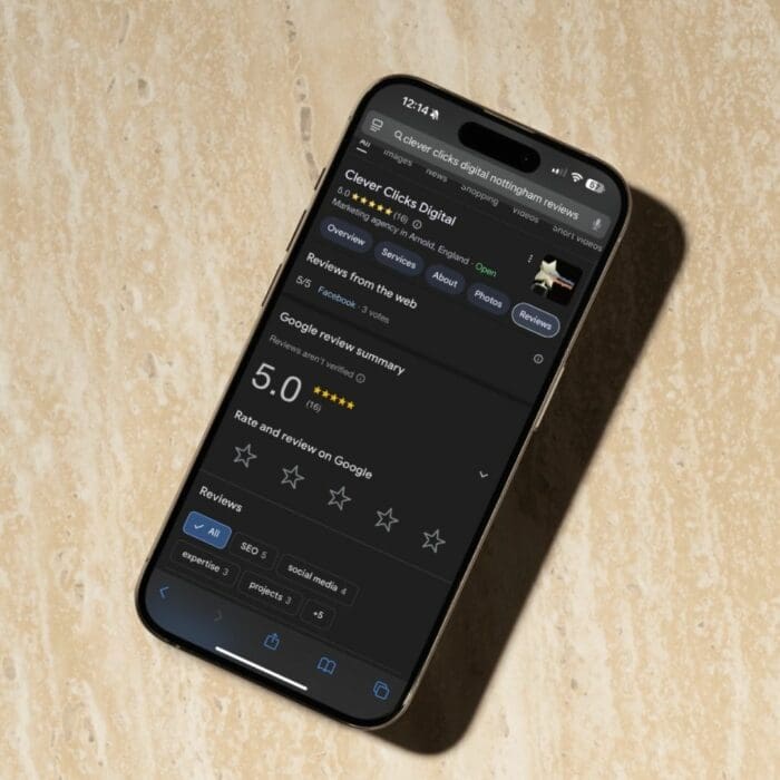 google reviews on iphone