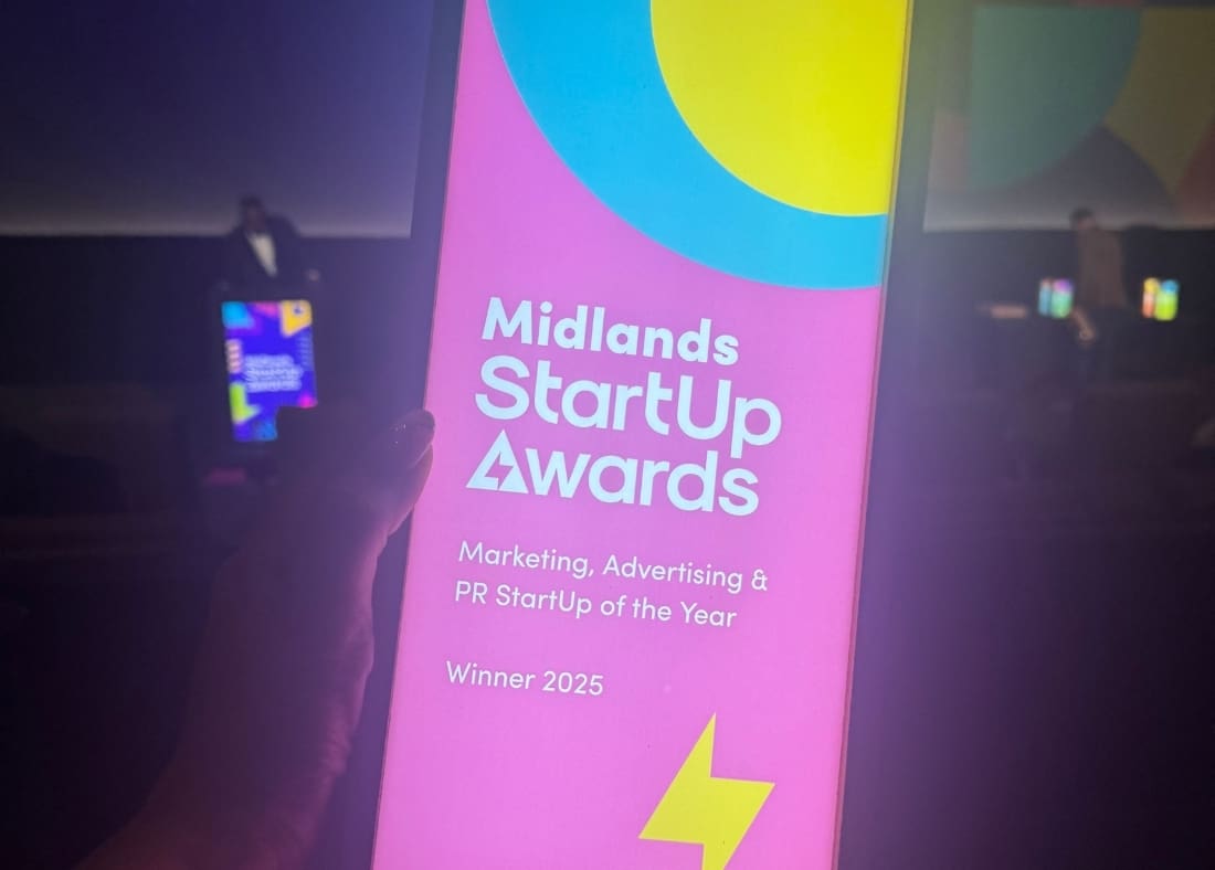 UK Start Up Awards Trophy