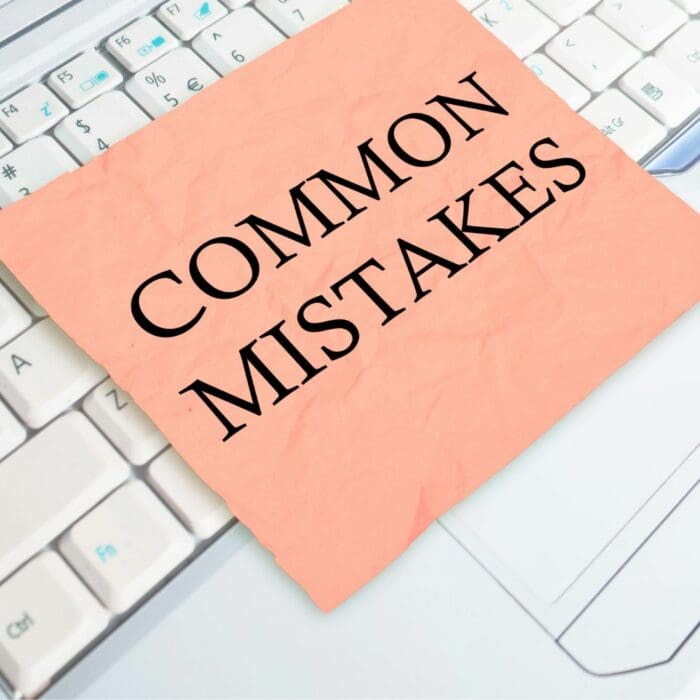 common mistakes