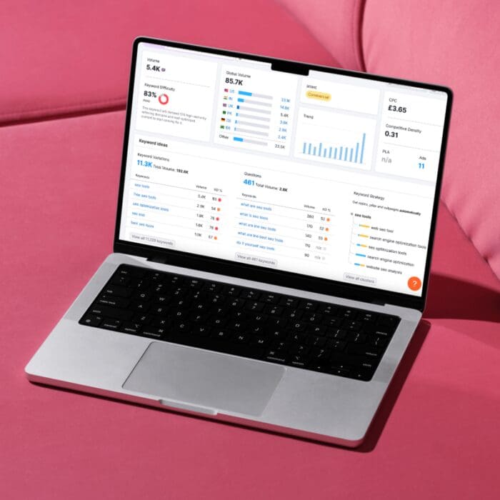 semrush on a laptop - seo tools